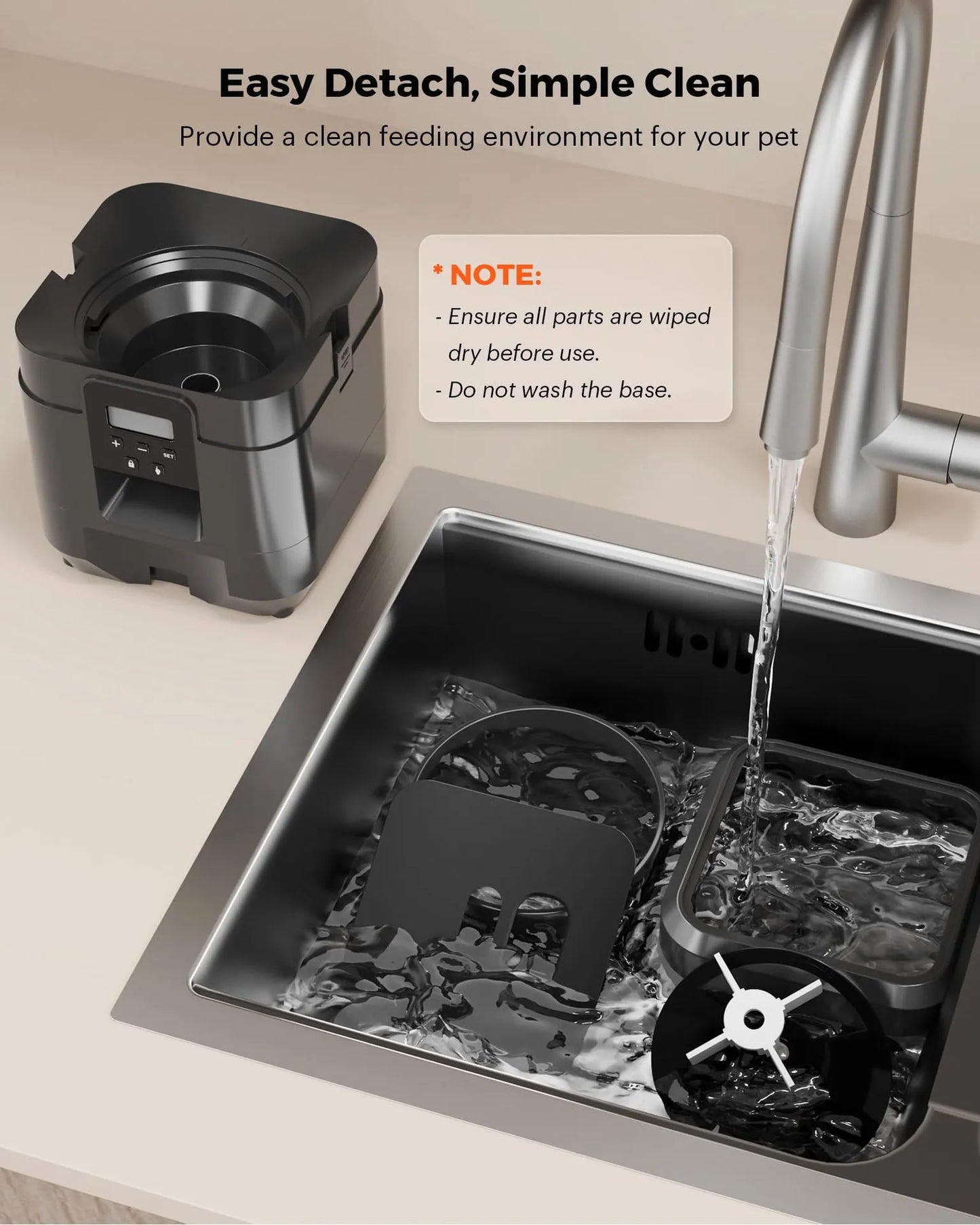 Automatic Pet Feeder - Smart Programmable Timed Feeding for Cats & Dogs