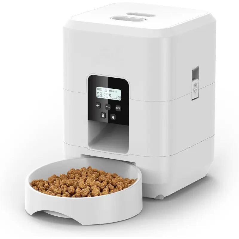 Automatic Pet Feeder - Smart Programmable Timed Feeding for Cats & Dogs