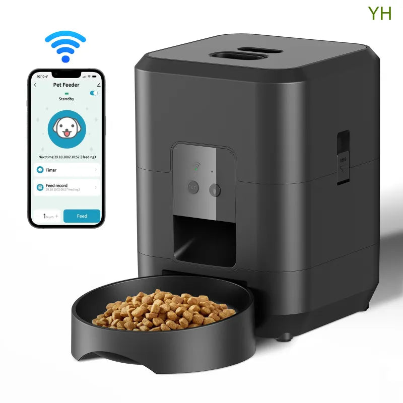 Automatic Pet Feeder - Smart Programmable Timed Feeding for Cats & Dogs