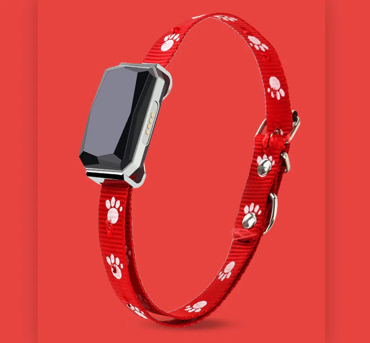 GPS Pet Tracker Collar - Real-Time Location Tracking for Dogs & Cats